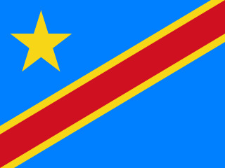 Congo RDC Flag